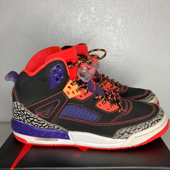 jordan spizike orange and black